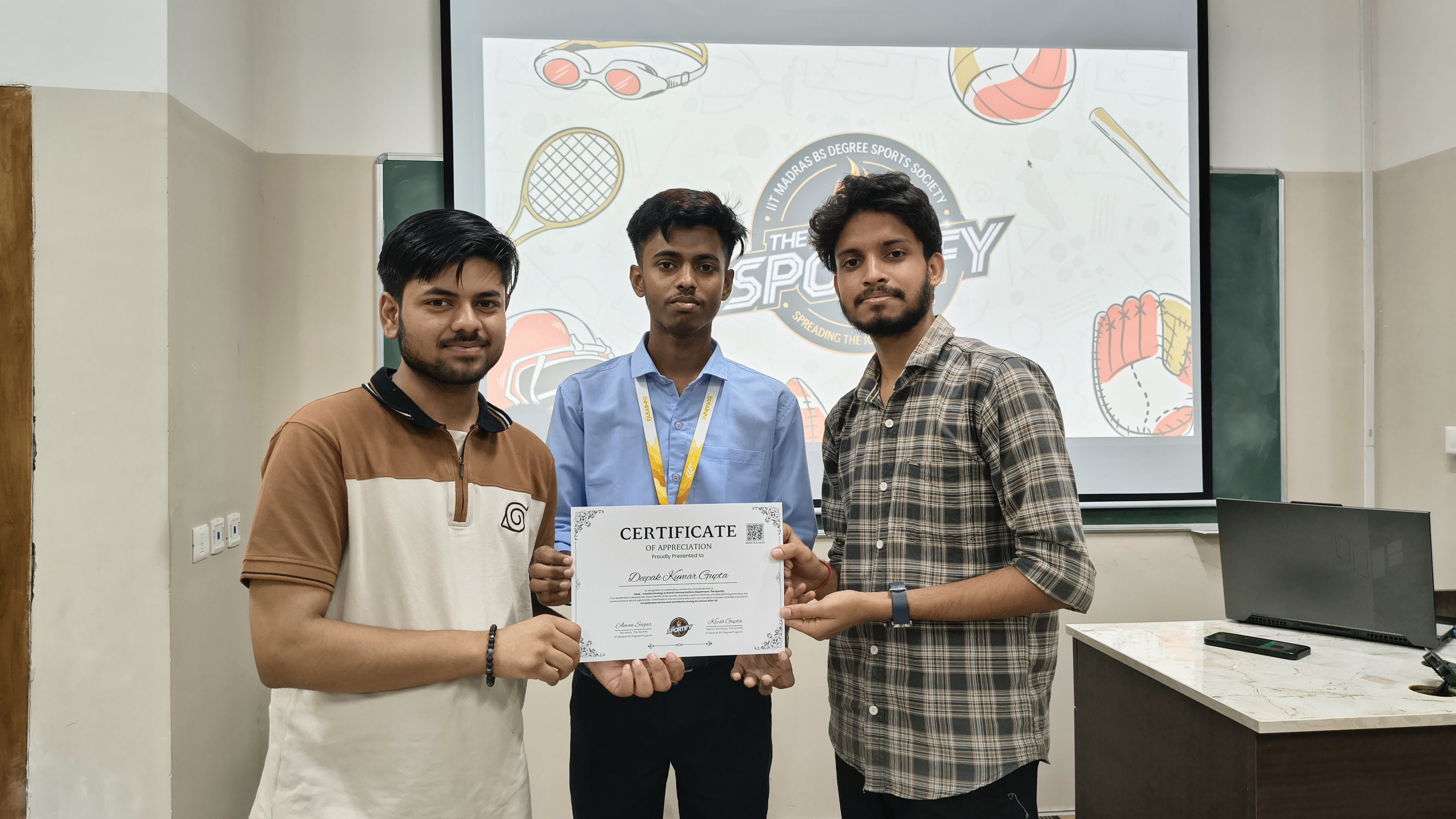 Team Certificate Distribution Photo 8